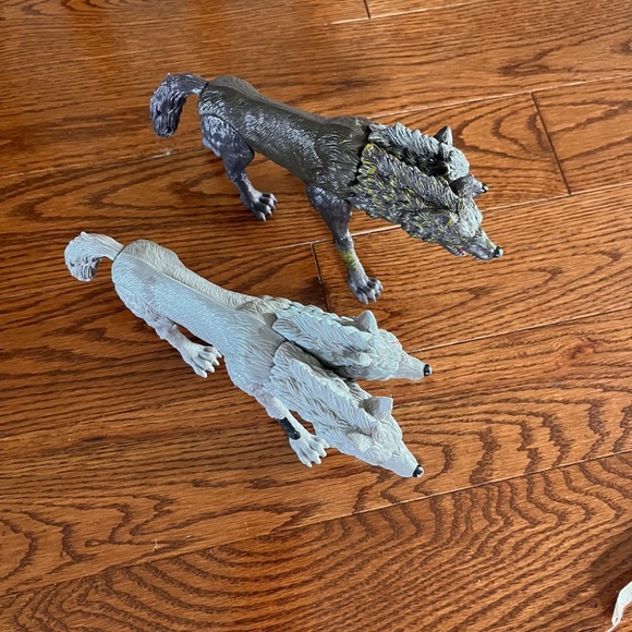 Lot of two Warg two headed wolf action figure - Picture 2 of 4